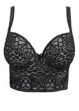 Soiree Lace Underwire Bralette - Black -