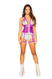 Holster Lace-Up Waist Cincher - Pink -