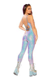 Stretch Sequin Catsuit - Lavender Dreams -