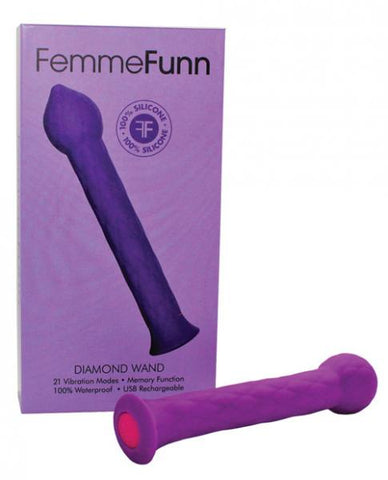 Femme Funn Diamond Wand - Purple