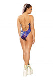 Sequin Embroidered Bodysuit - Royal Prism -