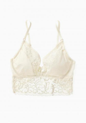 Reverie Longline Bralette - Cornsilk -