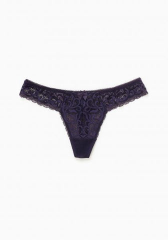 Reverie Thong - Dark Hyacinth -