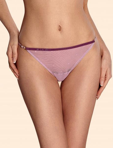 Sangria Adjustable G-String - Ash Rose -