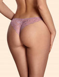Sangria Adjustable G-String - Ash Rose -