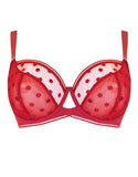 Curvy Kate Top Spot Balcony Bra - Red -