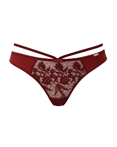 VIP Romanchic Thong - Bordeaux -