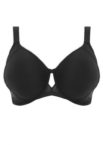 Charley Underwire Bandless Spacer Moulded Bra - Black -