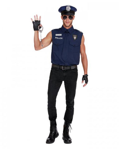 The Sergeant 4 Piece Police Mens Costume -