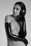 Omega Opera Latex Gloves - Black - Size