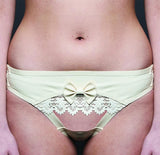 Eos Latex Knicker Panty - White -