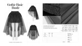 Gothic Basic Bustle - Black -