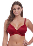 Expression Underwire Demi Plunge Moulded Bra - Ruby -