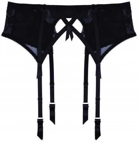 Madame X Suspender Belt - Black -