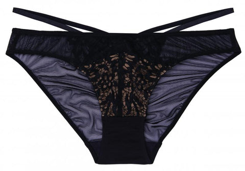 Dahlia Bikini - Black/Nude -