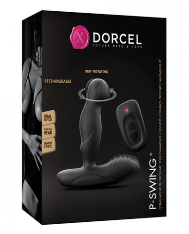 Dorcel P-Swing Twisting Prostate Massager - Black