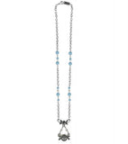 Rockware Lovebirds Necklace with Blue Opal