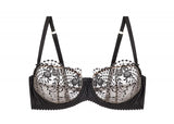 Julies Roses Underwire Bra - Black -