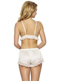 Olivia Triangle Top and Short Set - Winter White -
