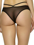 Kitty Strappy Mesh Bikini - Black -