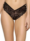 Angel Strappy Lace Hipster - Black -