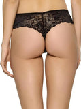 Angel Strappy Lace Hipster - Black -
