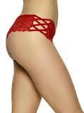 Angel Strappy Lace Hipster - Tango Red -
