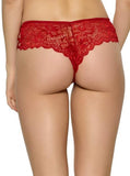 Angel Strappy Lace Hipster - Tango Red -