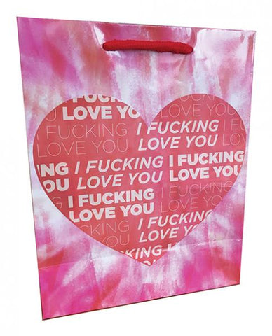 I Fucking Love You Heart Valentines Gift Bag