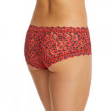 On the Prowl Boyshort - Red/Black -