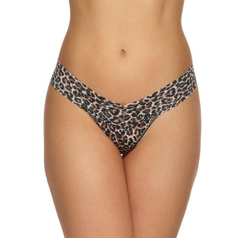 Classic Leopard Low Rise Thong - One Size