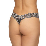 Classic Leopard Low Rise Thong - One Size