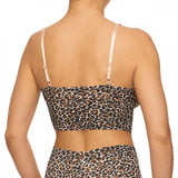 Classic Leopard Retro Longline Bralette -
