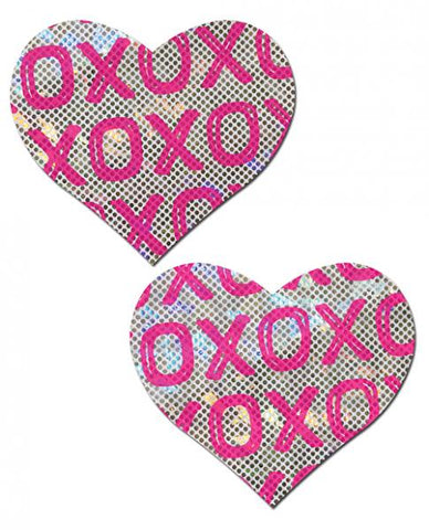 Pastease - XOXO Heart - Pink/White
