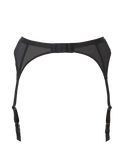 VIP Satine Suspender Belt - Black/Red -