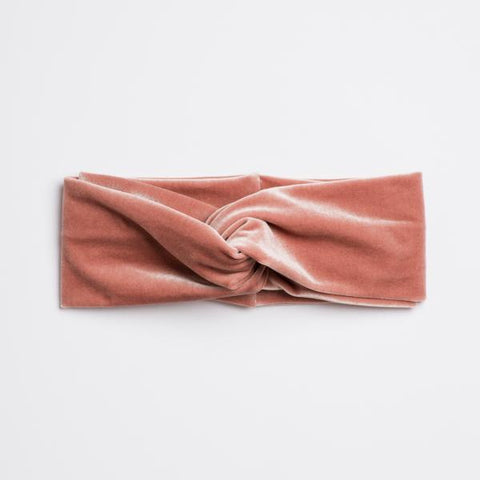 La Vie En Rose Velvet Turban