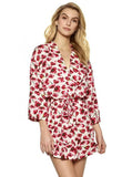 Ambra Modal Robe - Tango Poppy -
