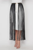 Festive Fringe Belt - Black -