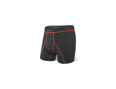 Kinetic HD Boxer Brief - Black/Vermillion -