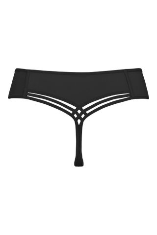 Dame De Paris Thong 7 cm - Black -
