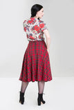 Irvine 50's Skirt - Red Plaid -