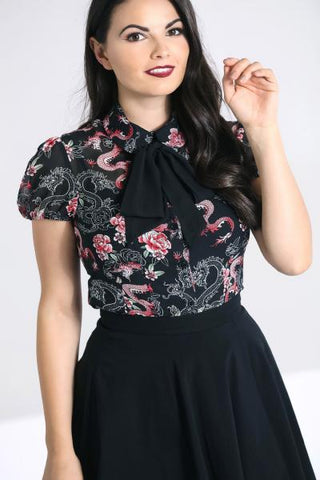 Mushu Blouse - Black -