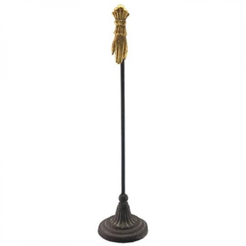 Golden Hand Clip on Stand - 3.1875" W X 13" H