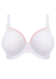 Matilda Underwire Plunge Bra - White -