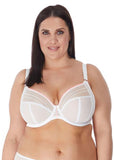 Matilda Underwire Plunge Bra - White -