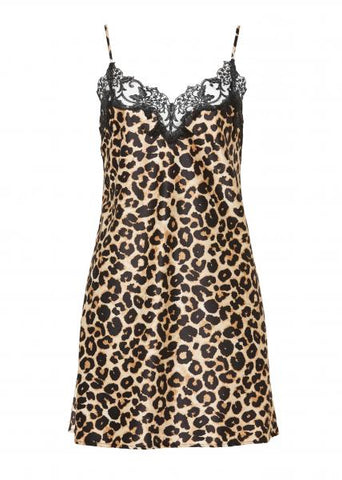 Millicent Chemise - Animal Print/Black -