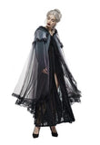 Gothic Zombie Bride Mesh Cloak - One Size