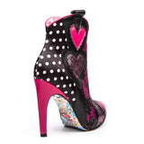 Sanguine Boot - Black/Pink - Size