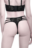 Belfry Lace Panty - Black -
