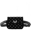 Midnight Moon Waist Bag - Black